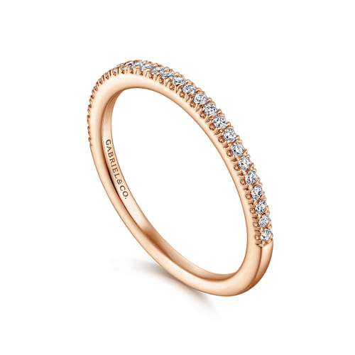 14K Rose Gold Matching Wedding Band