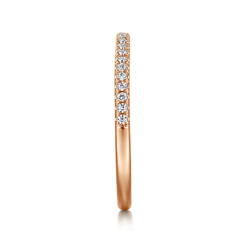 14K Rose Gold Matching Wedding Band