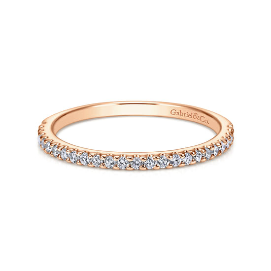Gabriel - 14K Rose Gold Matching Wedding Band