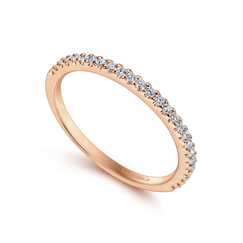 14K Rose Gold Matching Wedding Band