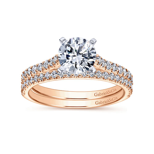 14K Rose Gold Matching Wedding Band