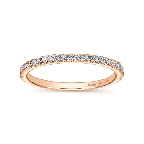 14K Rose Gold Matching Wedding Band