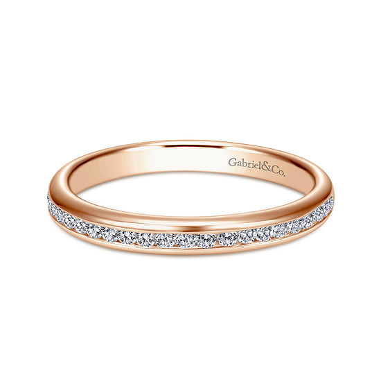 Gabriel - 14K Rose Gold Matching Wedding Band