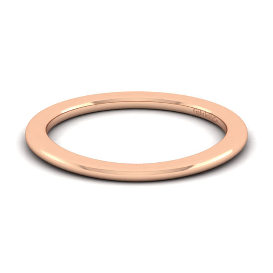 Gabriel - 14K Rose Gold Matching Wedding Band