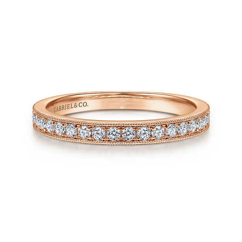 14K Rose Gold Matching Wedding Band