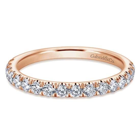 Gabriel - 14K Rose Gold Matching Wedding Band