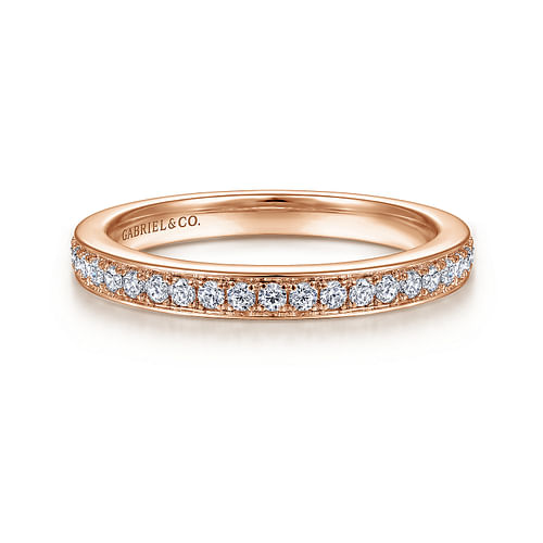 14K Rose Gold Matching Wedding Band