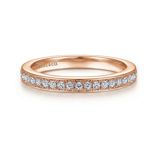 Gabriel - 14K Rose Gold Matching Wedding Band