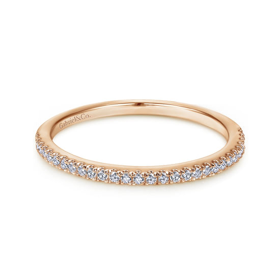 Gabriel - 14K Rose Gold Matching Wedding Band