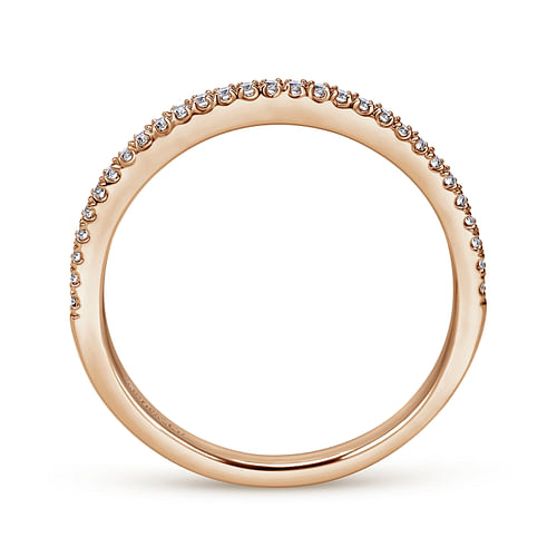 14K Rose Gold Matching Wedding Band