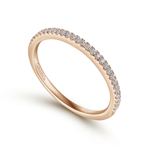14K Rose Gold Matching Wedding Band