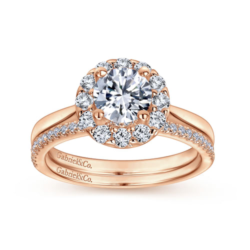 14K Rose Gold Matching Wedding Band