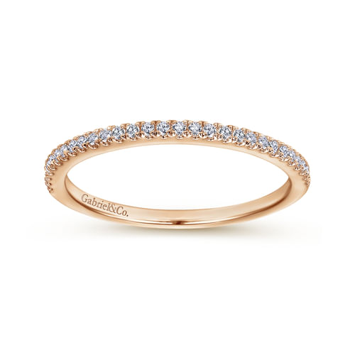 14K Rose Gold Matching Wedding Band