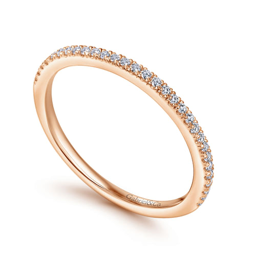 14K Rose Gold Matching Wedding Band