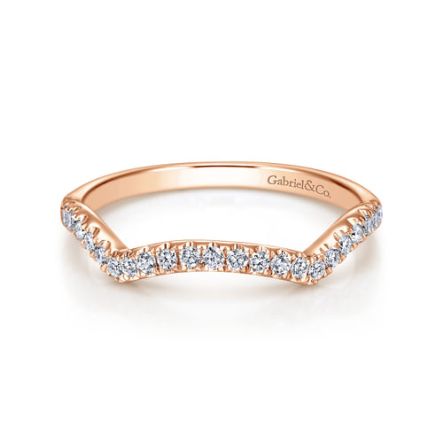 14K Rose Gold Matching Wedding Band