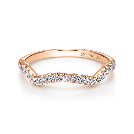 Gabriel - 14K Rose Gold Matching Wedding Band