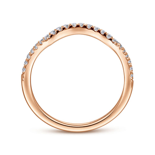14K Rose Gold Matching Wedding Band