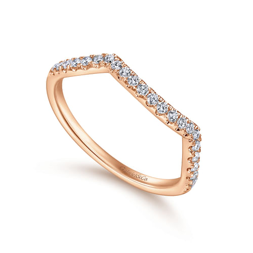 14K Rose Gold Matching Wedding Band