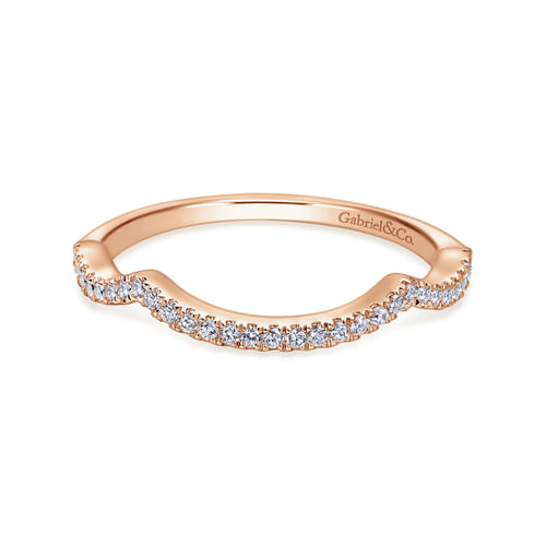 14K Rose Gold Matching Wedding Band