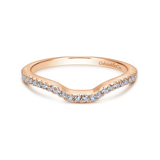 Gabriel - 14K Rose Gold Matching Wedding Band