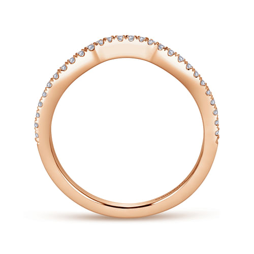 14K Rose Gold Matching Wedding Band