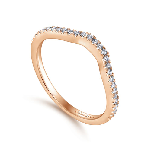 14K Rose Gold Matching Wedding Band