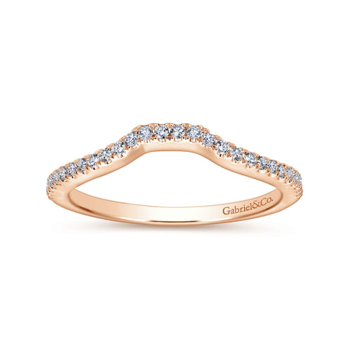 14K Rose Gold Matching Wedding Band