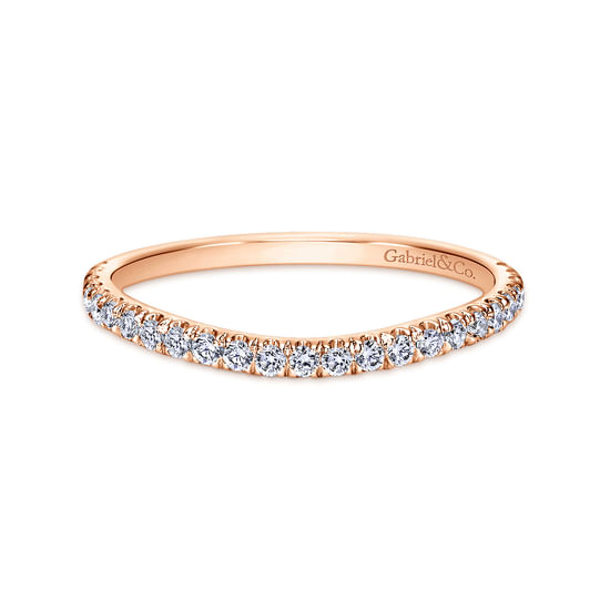Gabriel - 14K Rose Gold Matching Wedding Band