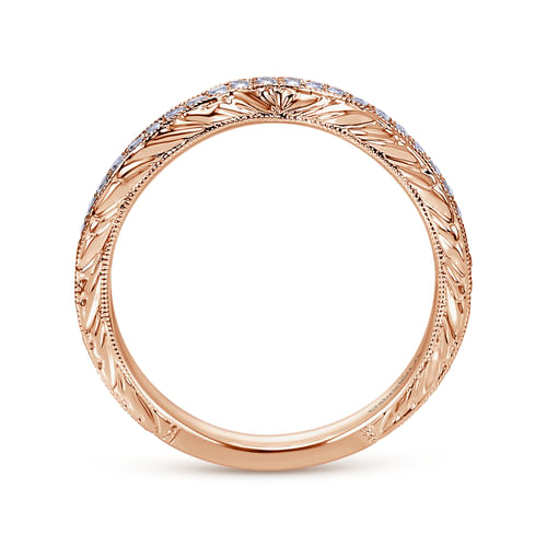 14K Rose Gold Matching Wedding Band