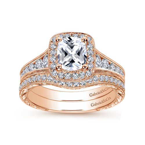 14K Rose Gold Matching Wedding Band