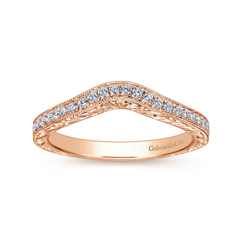 14K Rose Gold Matching Wedding Band