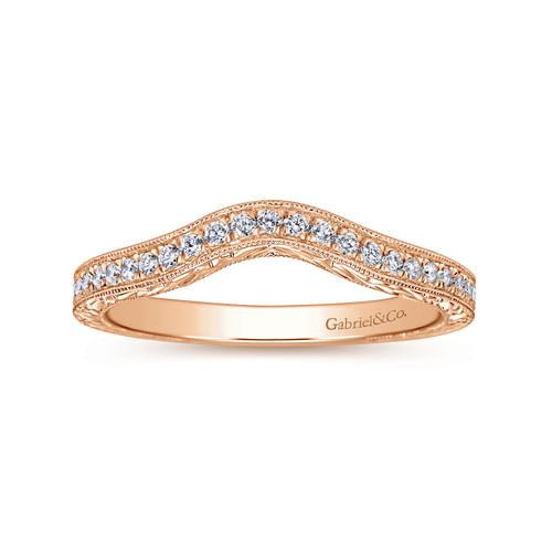 14K Rose Gold Matching Wedding Band
