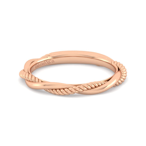 14K Rose Gold Matching Wedding Band