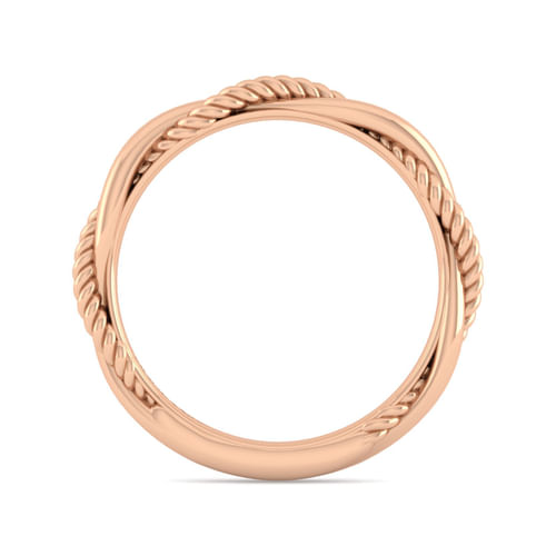 14K Rose Gold Matching Wedding Band