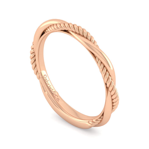 14K Rose Gold Matching Wedding Band