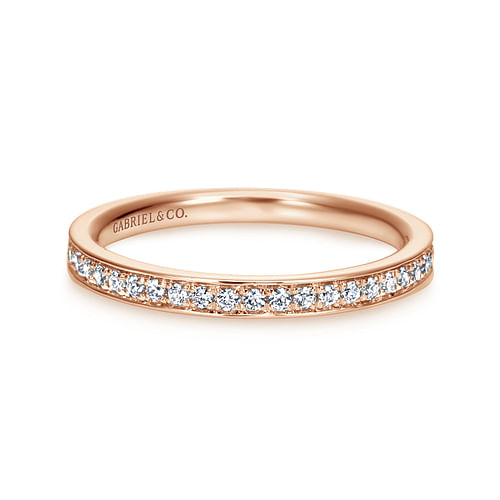 14K Rose Gold Matching Wedding Band