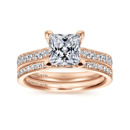 14K Rose Gold Matching Wedding Band