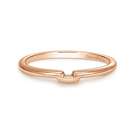 Gabriel - 14K Rose Gold Matching Wedding Band