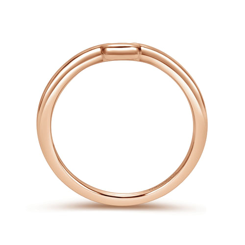 14K Rose Gold Matching Wedding Band