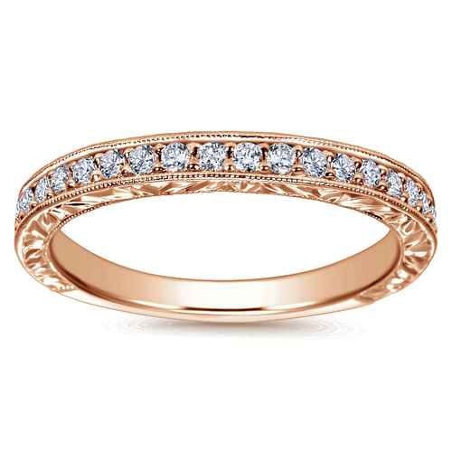 14K Rose Gold Matching Wedding Band