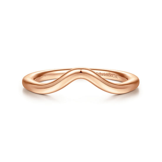 Gabriel - 14K Rose Gold Matching Wedding Band