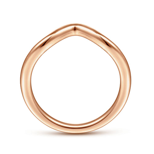 14K Rose Gold Matching Wedding Band