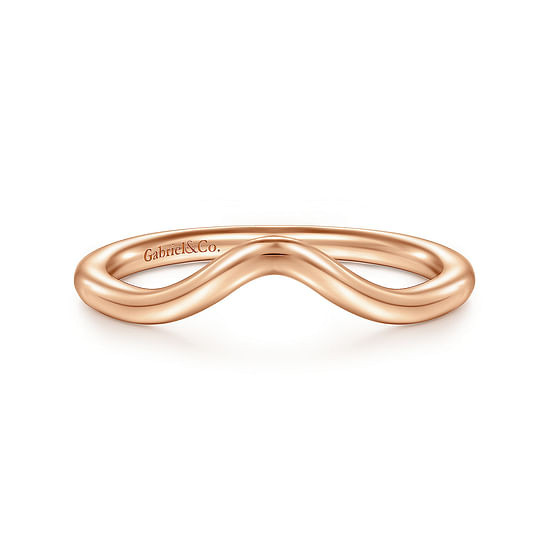 Gabriel - 14K Rose Gold Matching Wedding Band