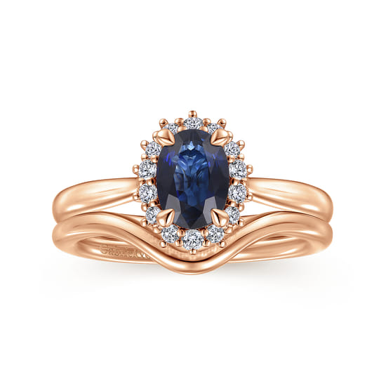 14K Rose Gold Matching Wedding Band angle 4