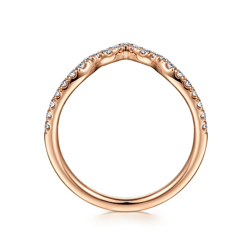 14K Rose Gold Matching Wedding Band