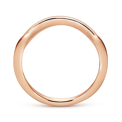 14K Rose Gold Matching Wedding Band