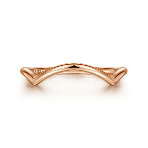 14K Rose Gold Matching Wedding Band