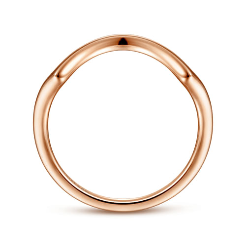 14K Rose Gold Matching Wedding Band