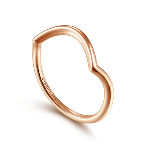 14K Rose Gold Matching Wedding Band