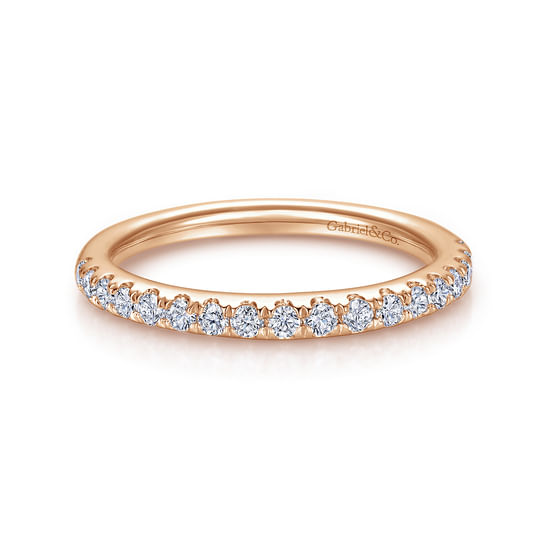Gabriel - 14K Rose Gold Matching Wedding Band
